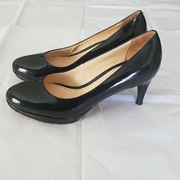 Cole Haan Shoes - COLE HAAN NIKE AIR | BLACK LEATHER PUMPS